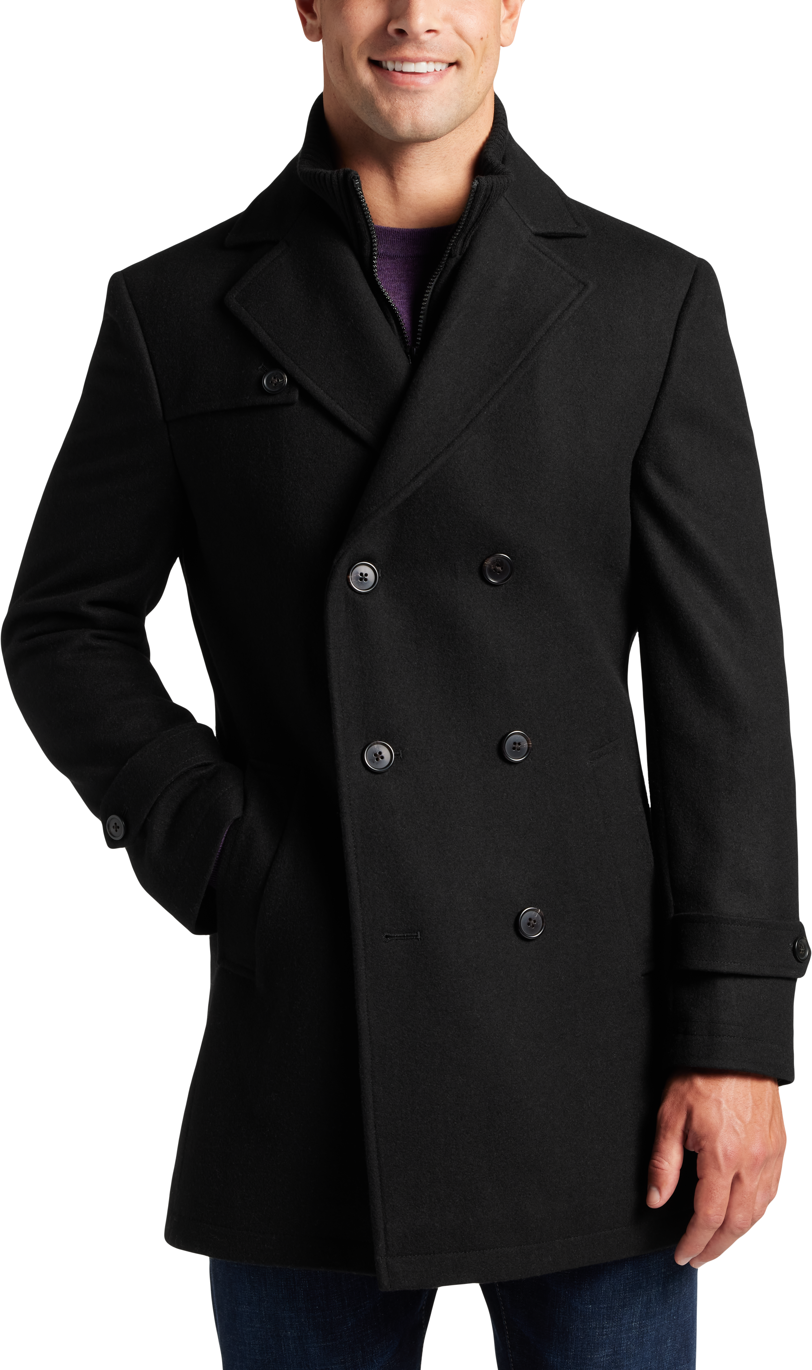 Michael kors men's store wool pea coat