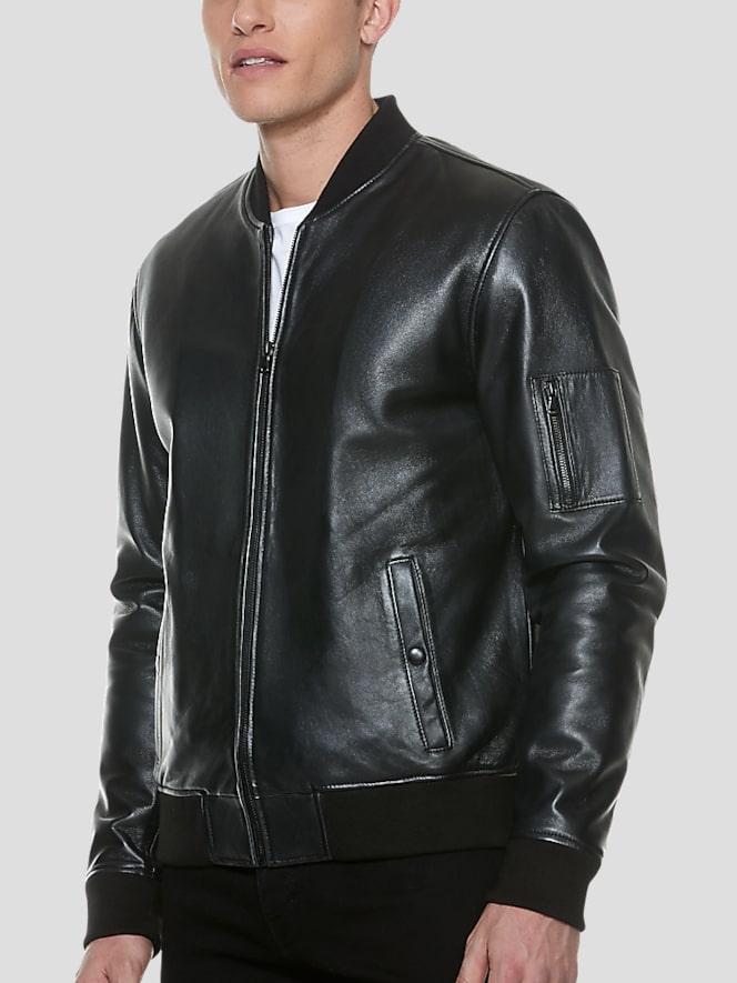 ファッションシーンで話題のこれから流行るブランド12選 Classic Co & Sly Fit Jacket Bomber Leather Lambskin ジャケット・アウター