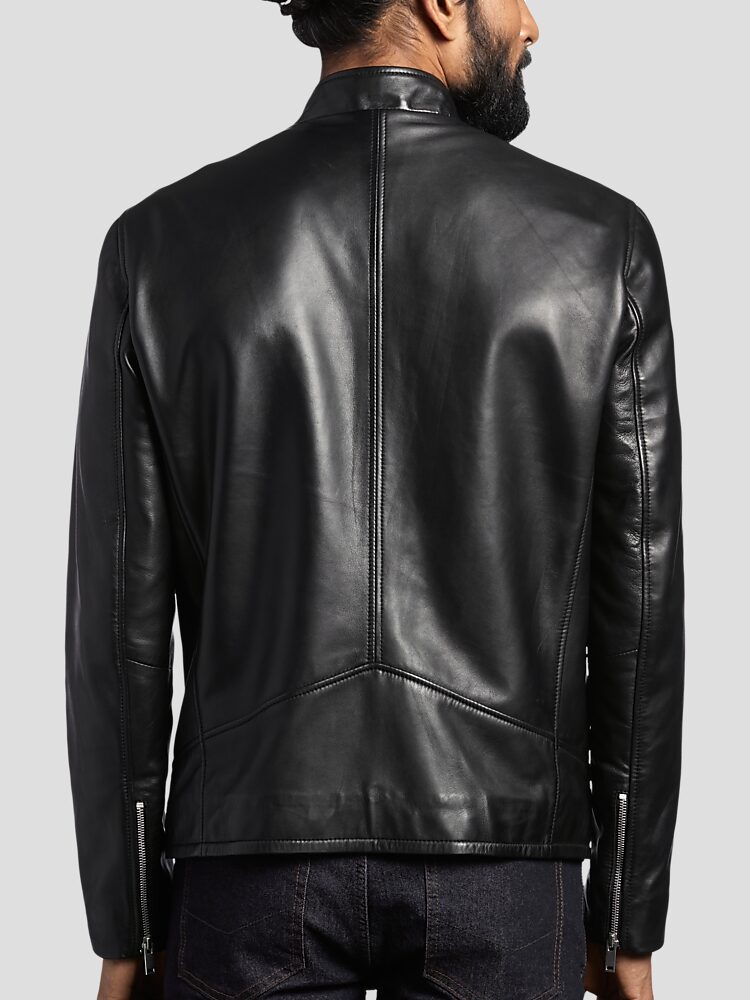Leather jackets men's wearhouse on sale