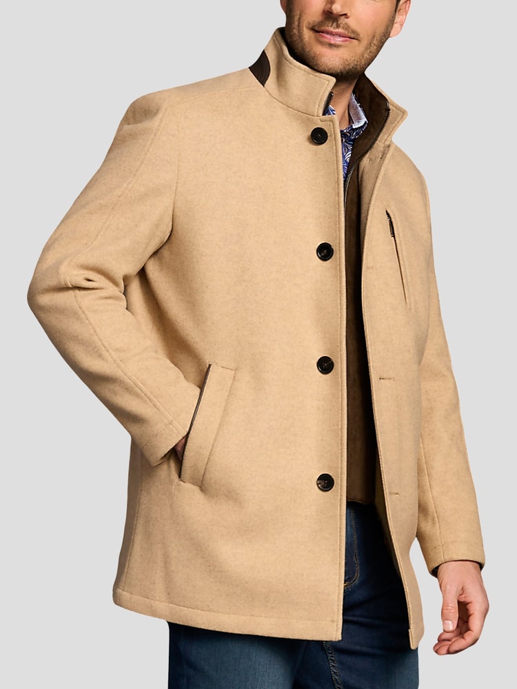 Johnston Murphy Modern Fit Car Coat All Sale Men s Wearhouse