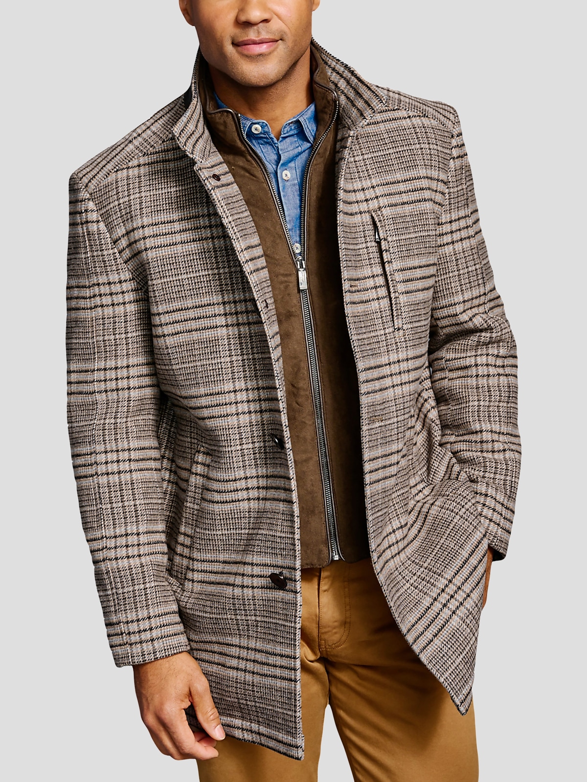 Johnston Murphy Modern Fit Car Coat All Sale Men s Wearhouse