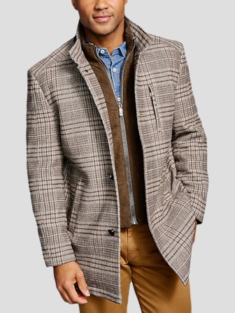 Mens big and 2025 tall car coats
