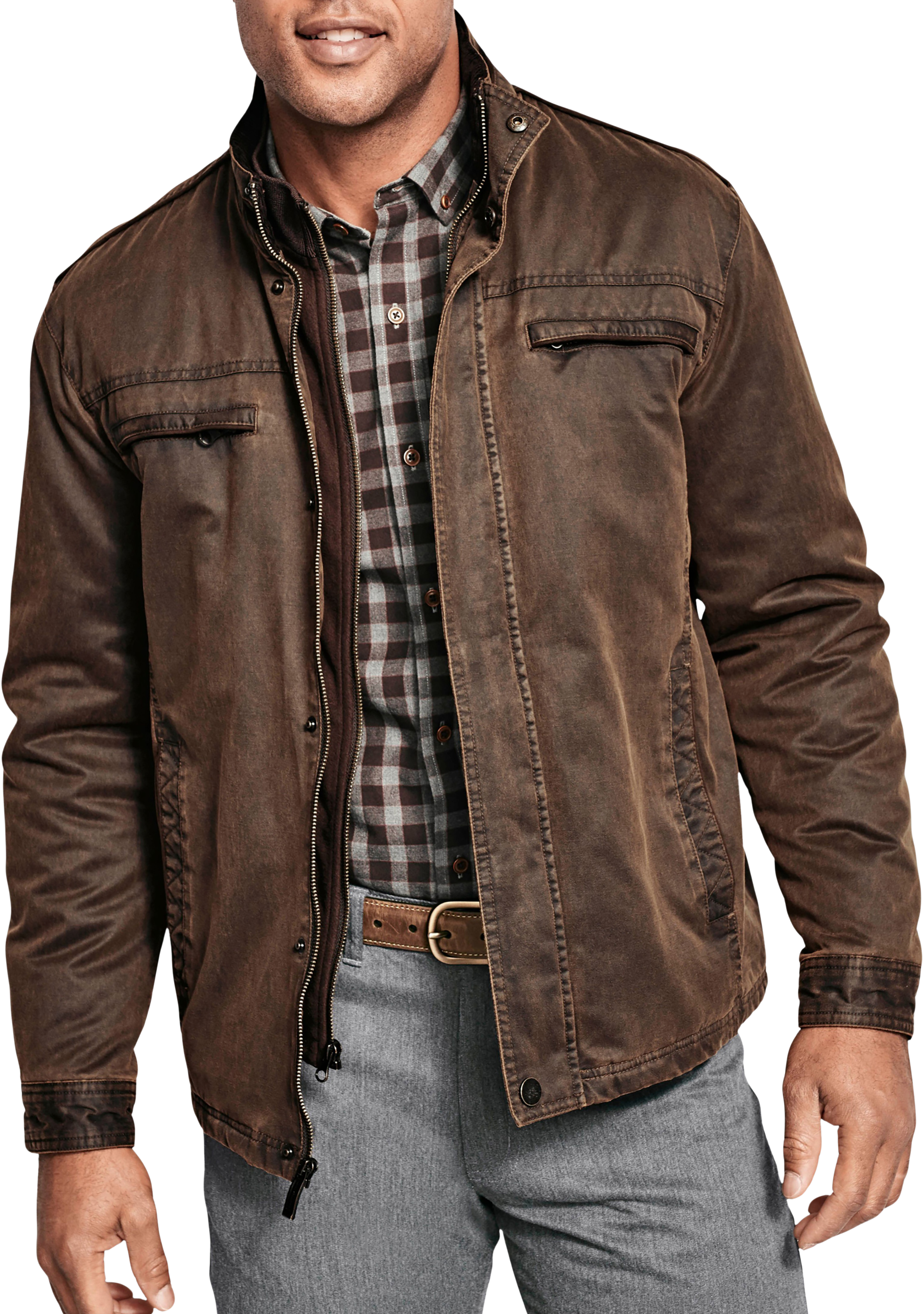 Johnston murphy deals leather jacket