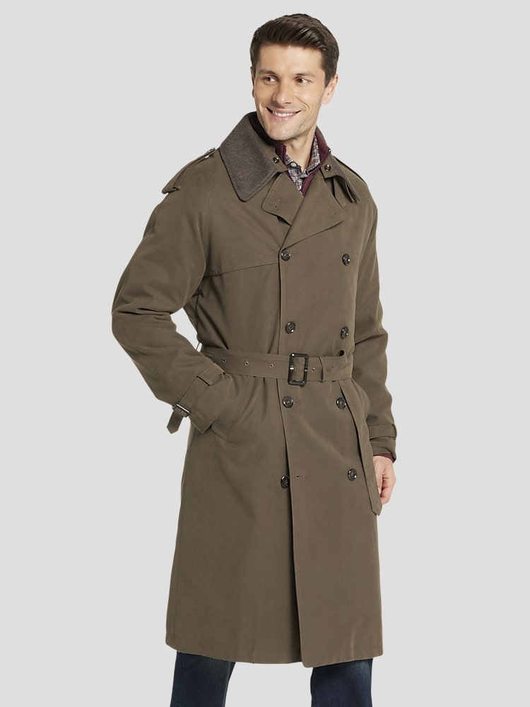 Men's london fog trench coat big and tall 2025