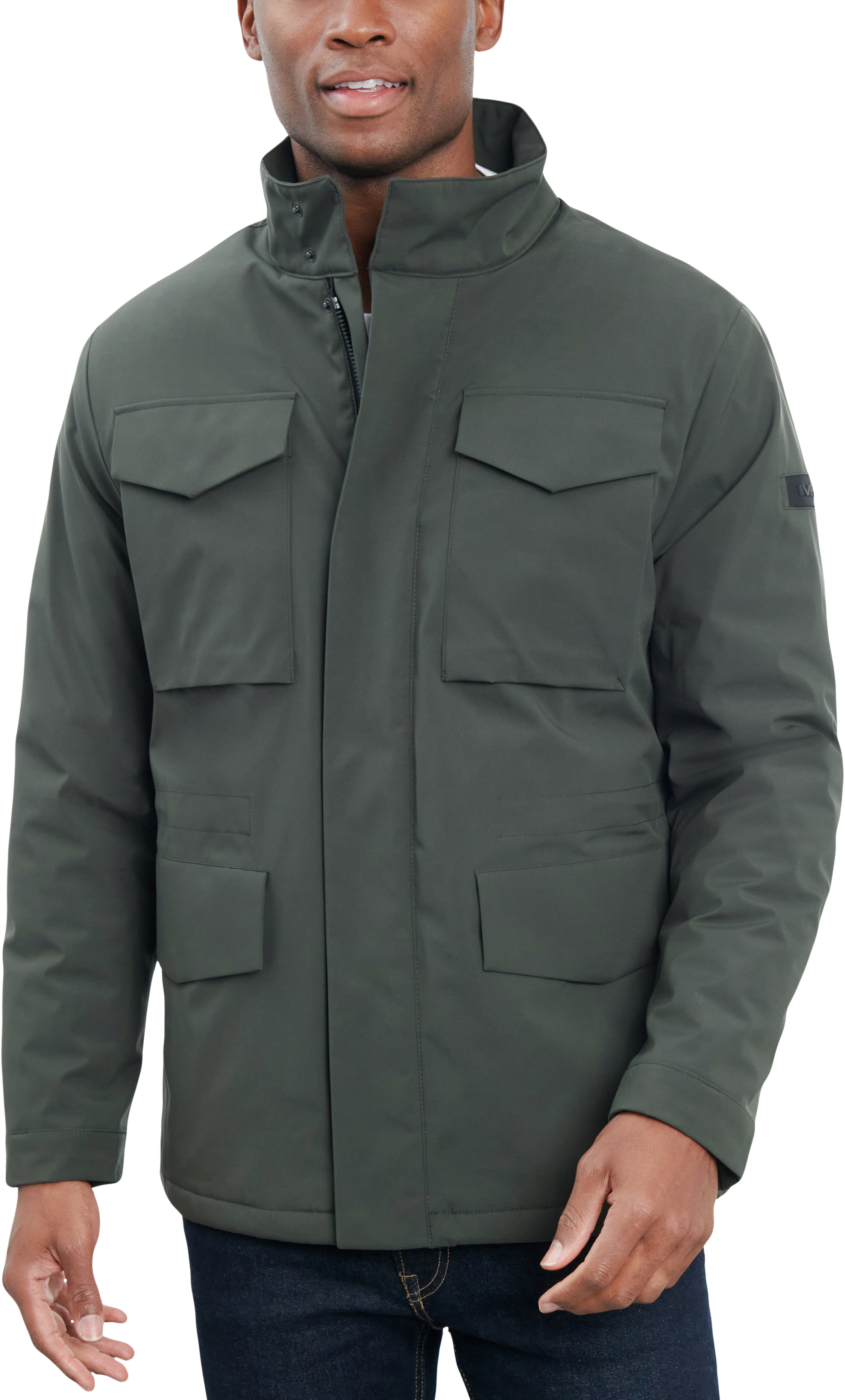 Mk olive green sale jacket