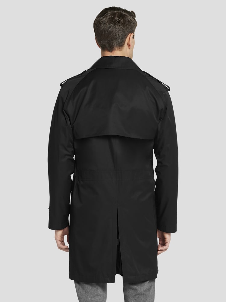 London Fog Classic Fit Modern Double Breasted Trench Coat All