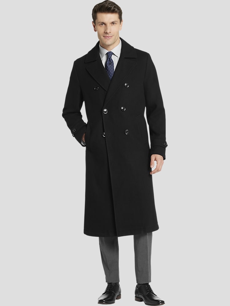 London Fog Classic Fit Double Breasted Officer s Coat Topcoats Men s Wearhouse