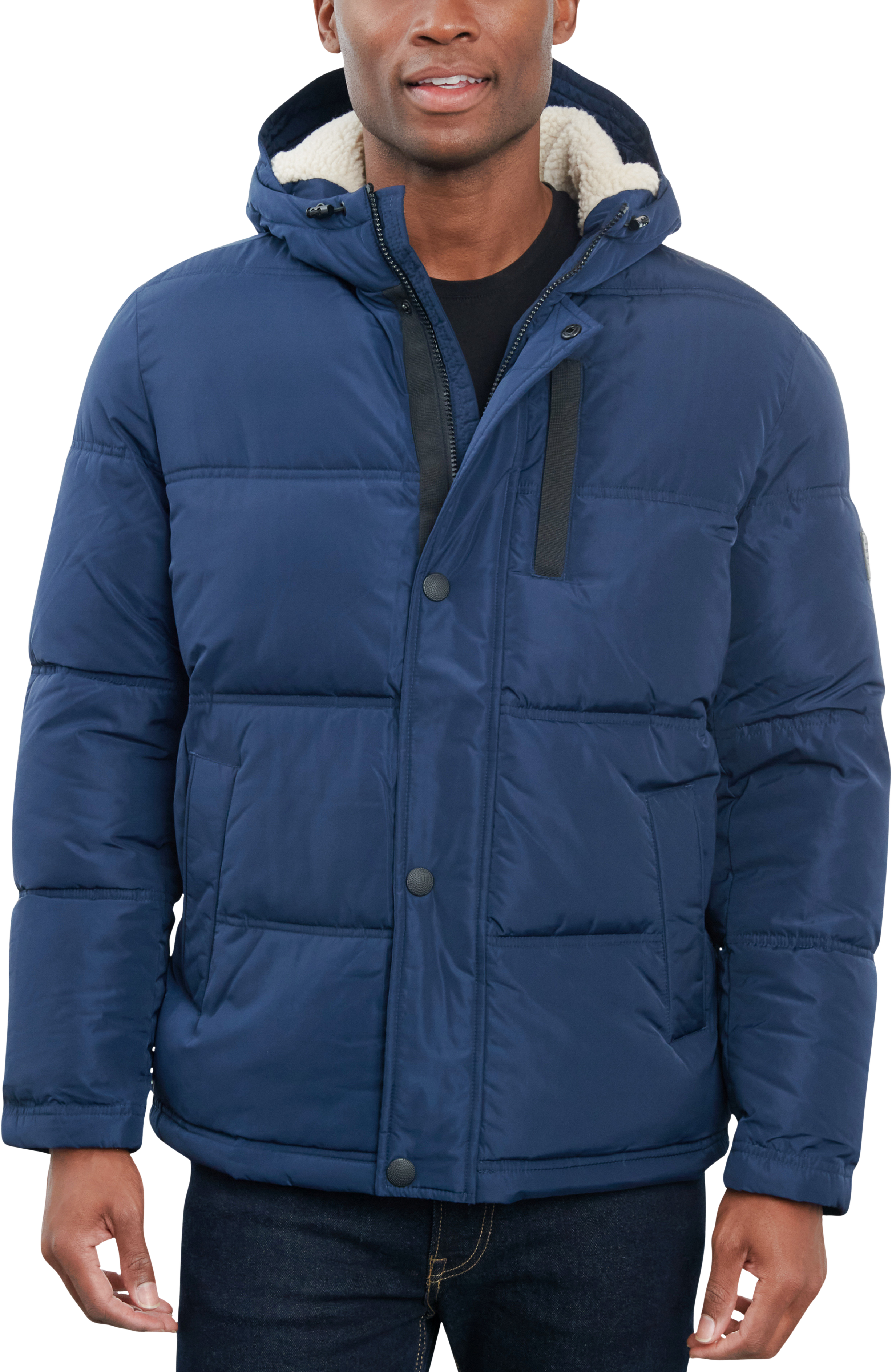 Lucky Brand Modern Fit Heavyweight Puffer Jacket Topcoats Men s Wearhouse