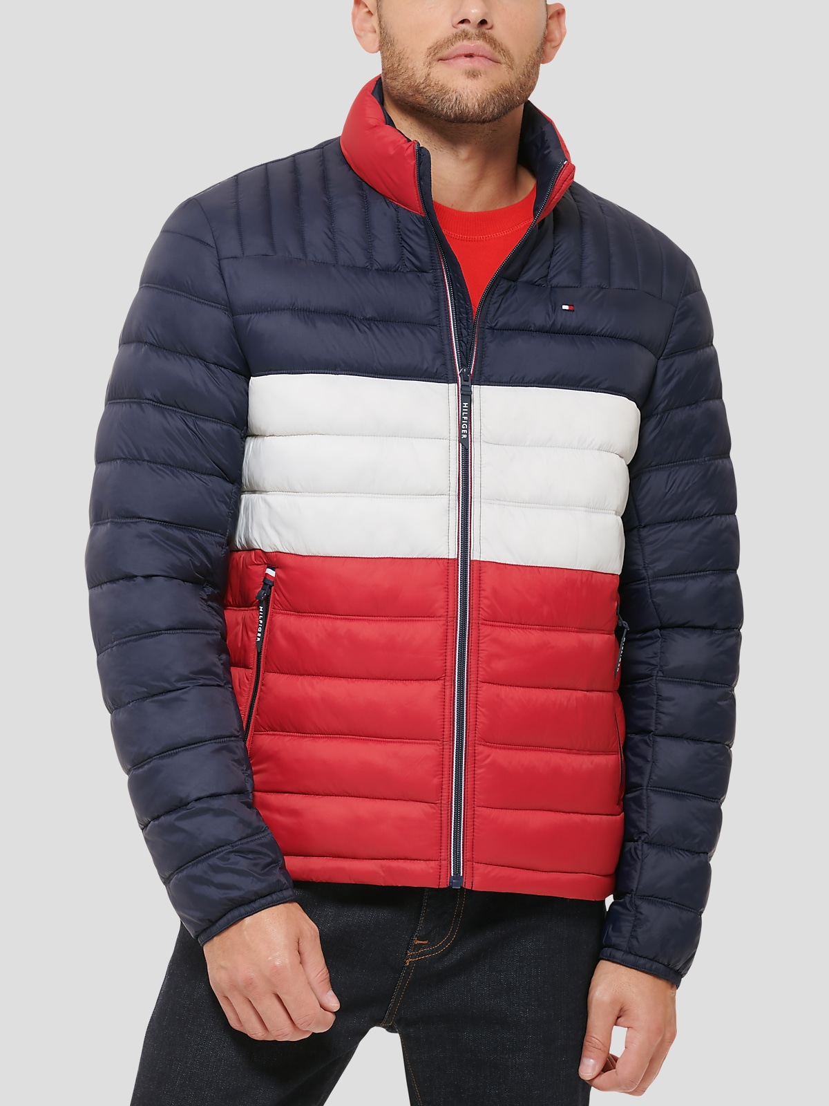 Tommy hilfiger extra long puffer discount