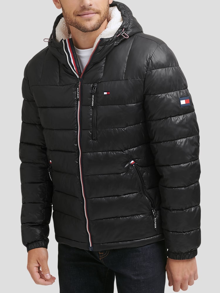 Tommy hilfiger puffer sale discount