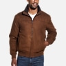 Weatherproof Modern Fit Faux Suede Bomber Jacket
