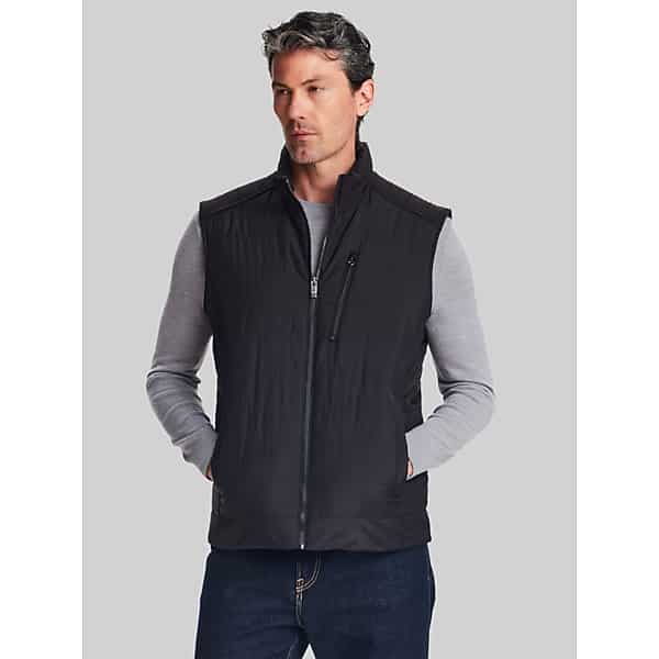 Weatherproof Men's Cire Puffer Vest Brown Solid - Size: XL