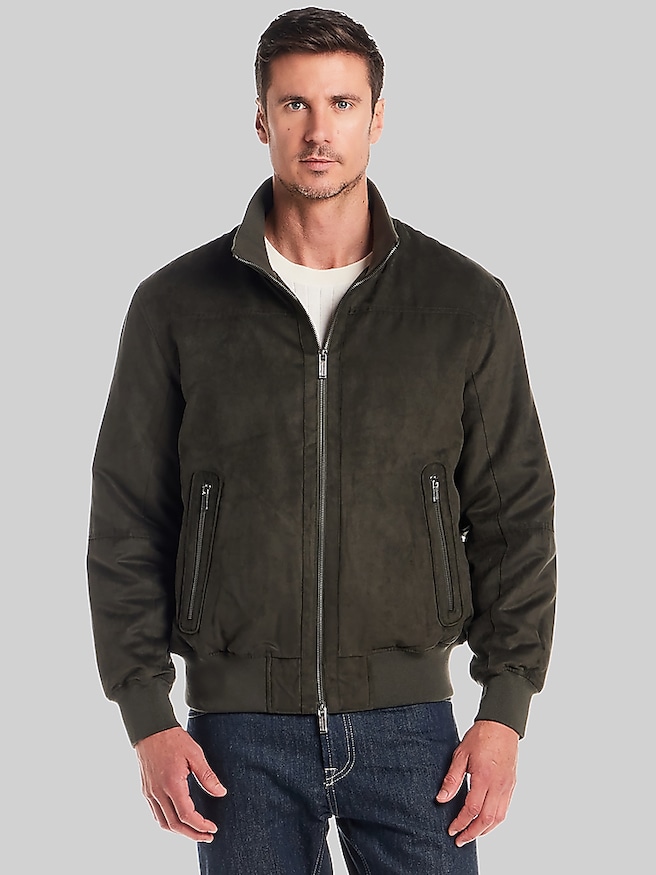 Weatherproof Weatherproof Microsuede Bomber Olive