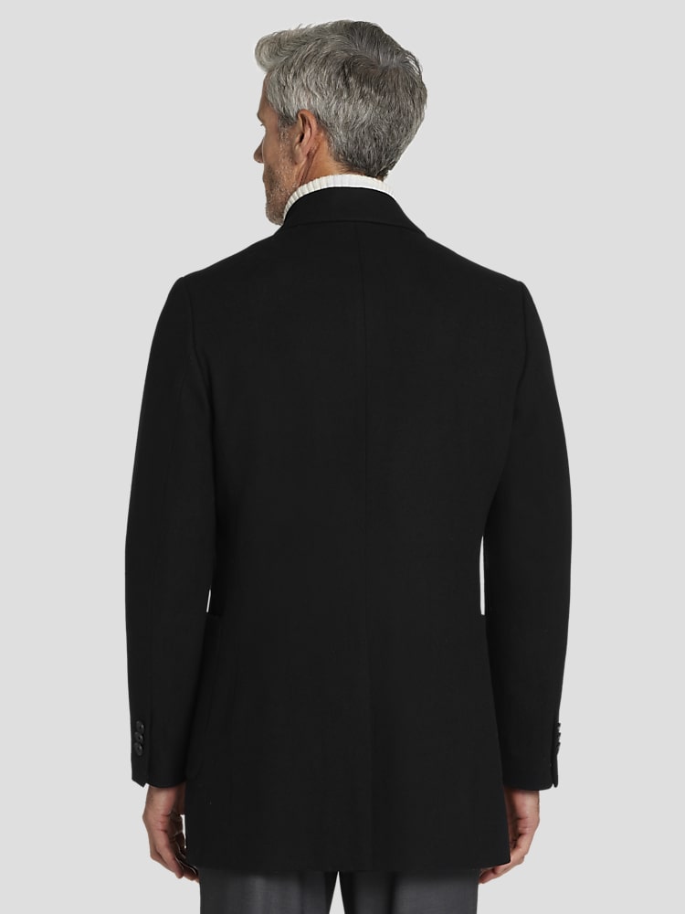 Awearness Kenneth Cole Modern Fit Wool Blend Topcoat Topcoats Men s Wearhouse
