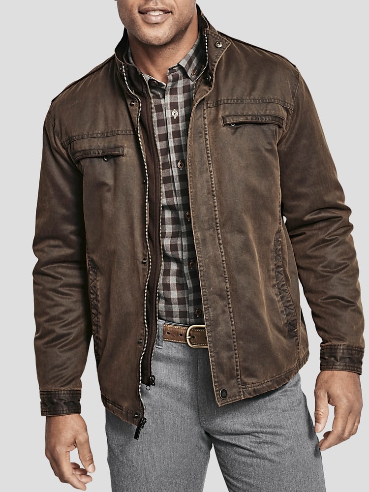 Cotton jackets for mens deals
