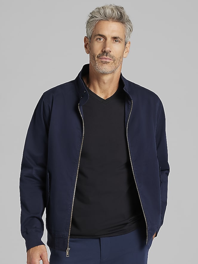 Joseph Abboud Cotton Blend Barracuda Jacket