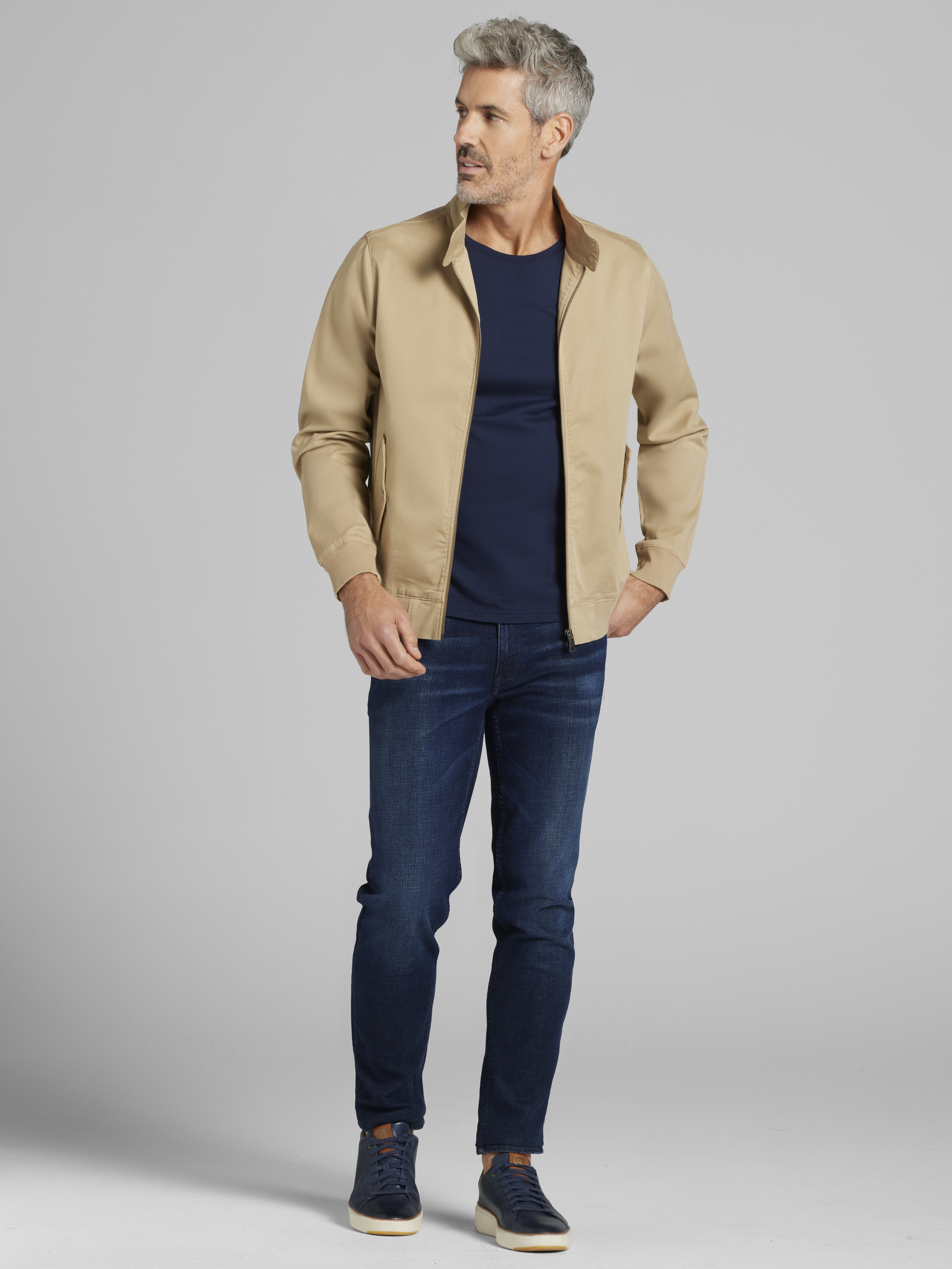 Cotton Blend Barracuda Jacket