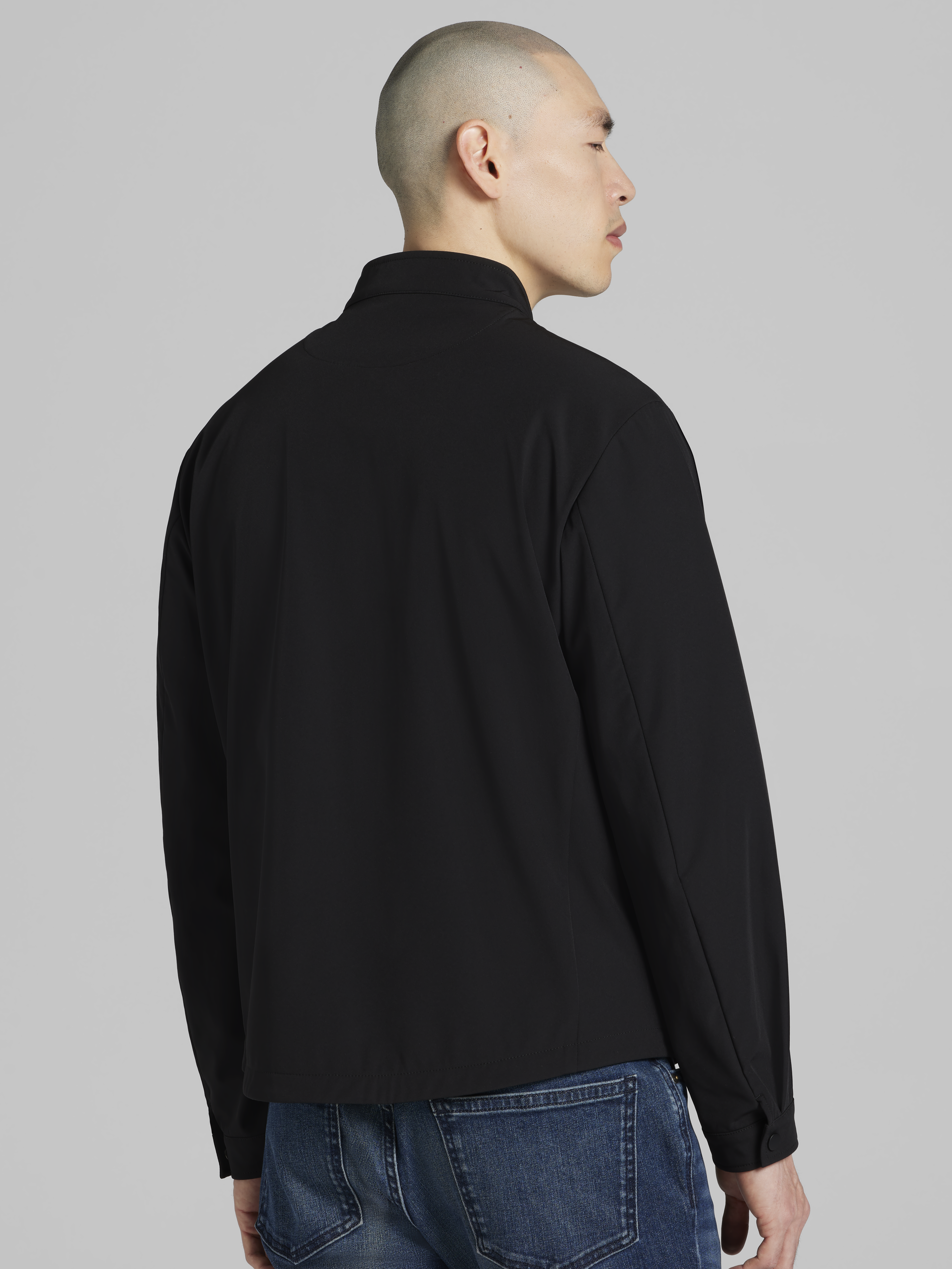 Stand Collar Windbreaker Jacket