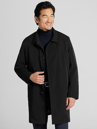 white christmas dresses Coat Mens Overcoat - Topcoat For Men - Winter Fabric - Long men's Dress  Topcoat