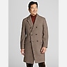 Joseph Abboud Modern Fit Houndstooth Topcoat