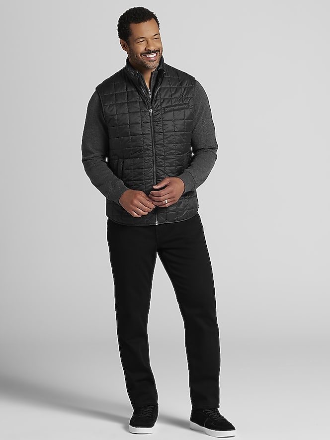 Joseph Abboud Modern Fit Boxed Quilted Vest