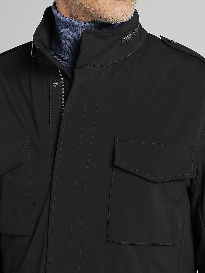Joseph Abboud Modern Fit Crinkle Field Jacket