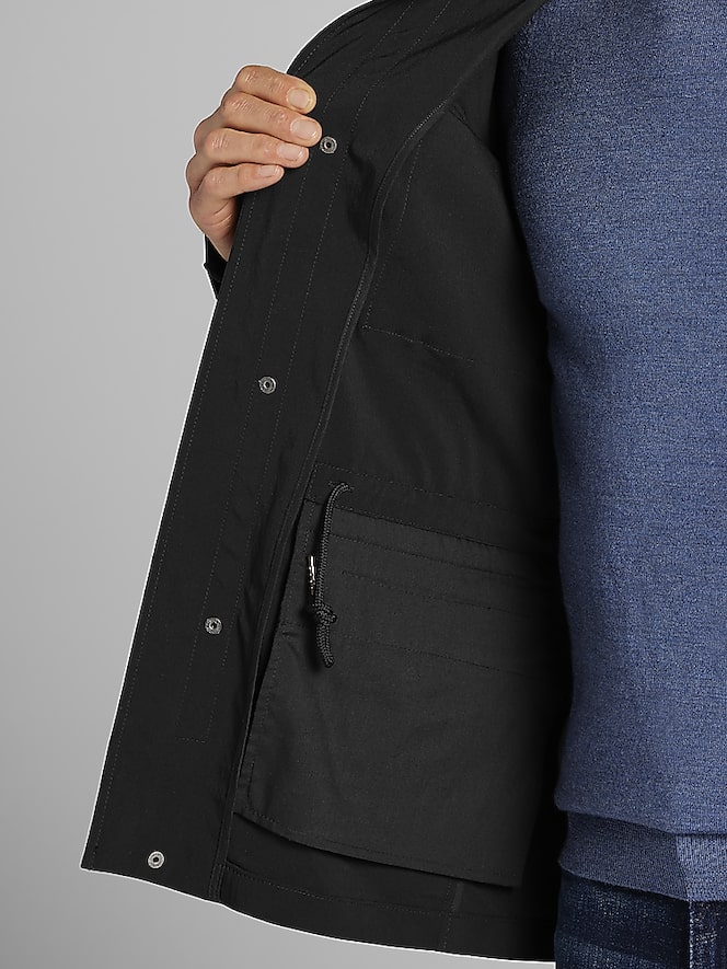 Joseph Abboud Modern Fit Crinkle Field Jacket