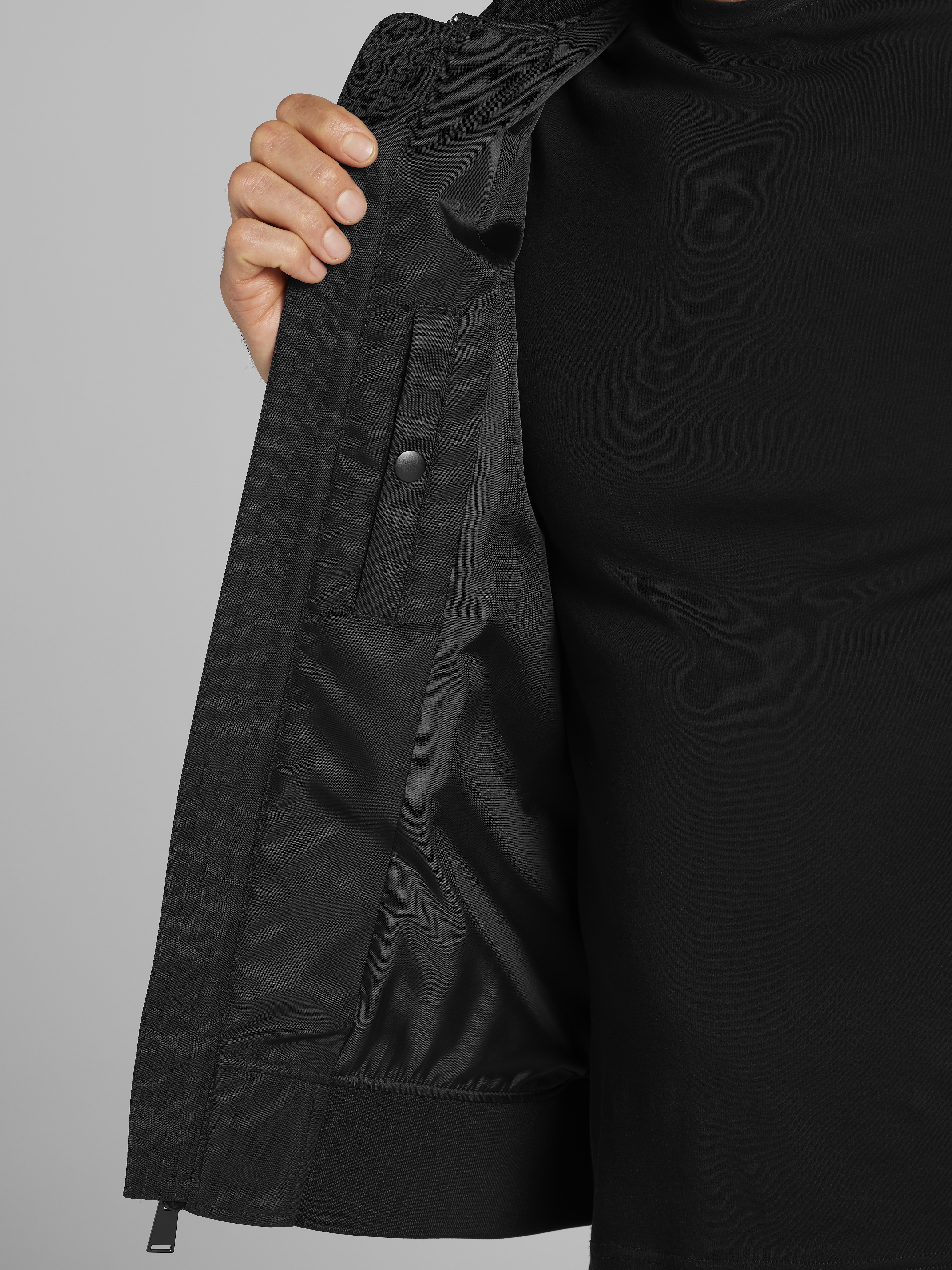 Satin Bomber Jacket