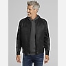 Awearness Kenneth Cole Modern Fit Satin Bomber Jacket