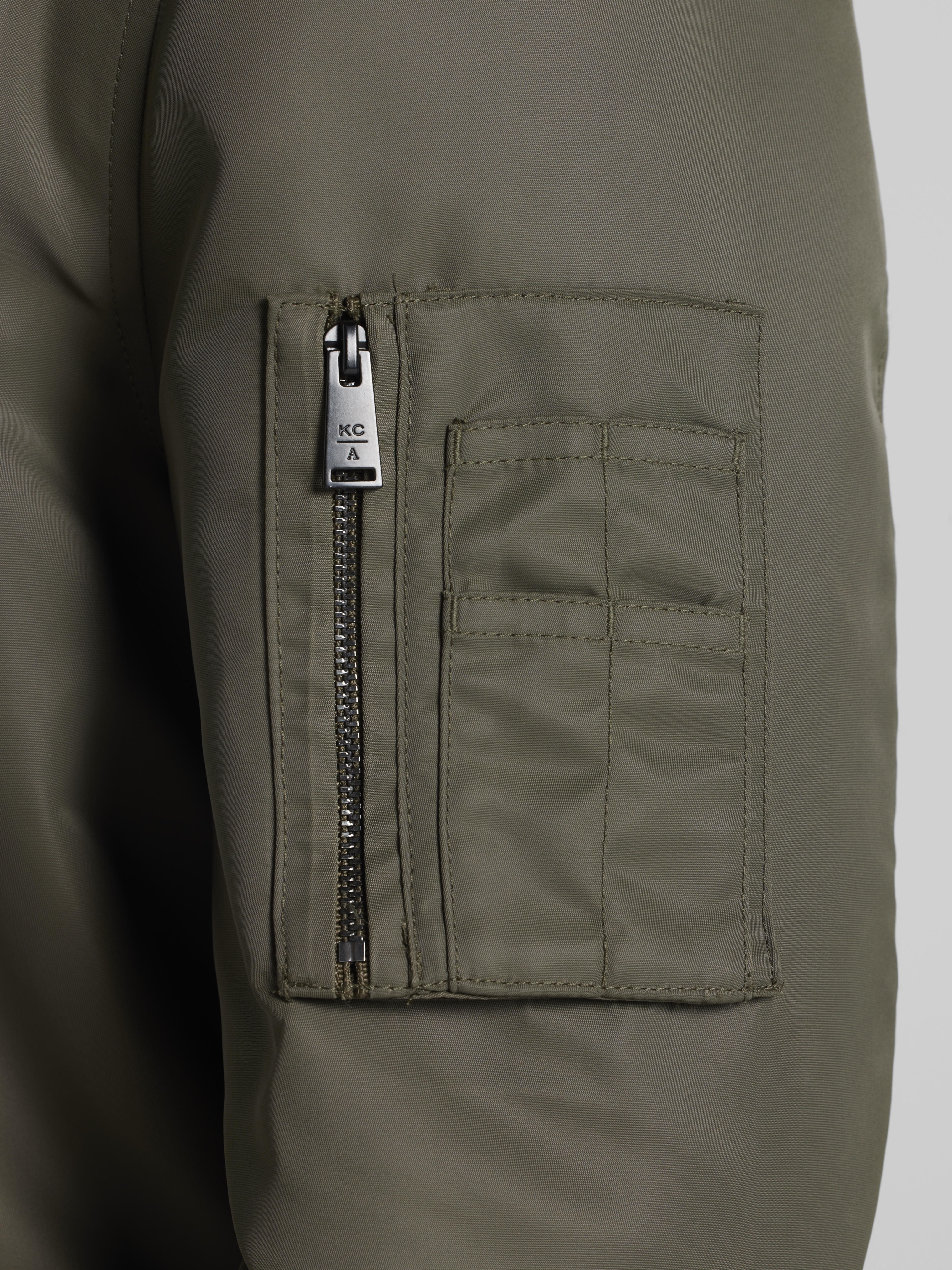 Satin Bomber Jacket