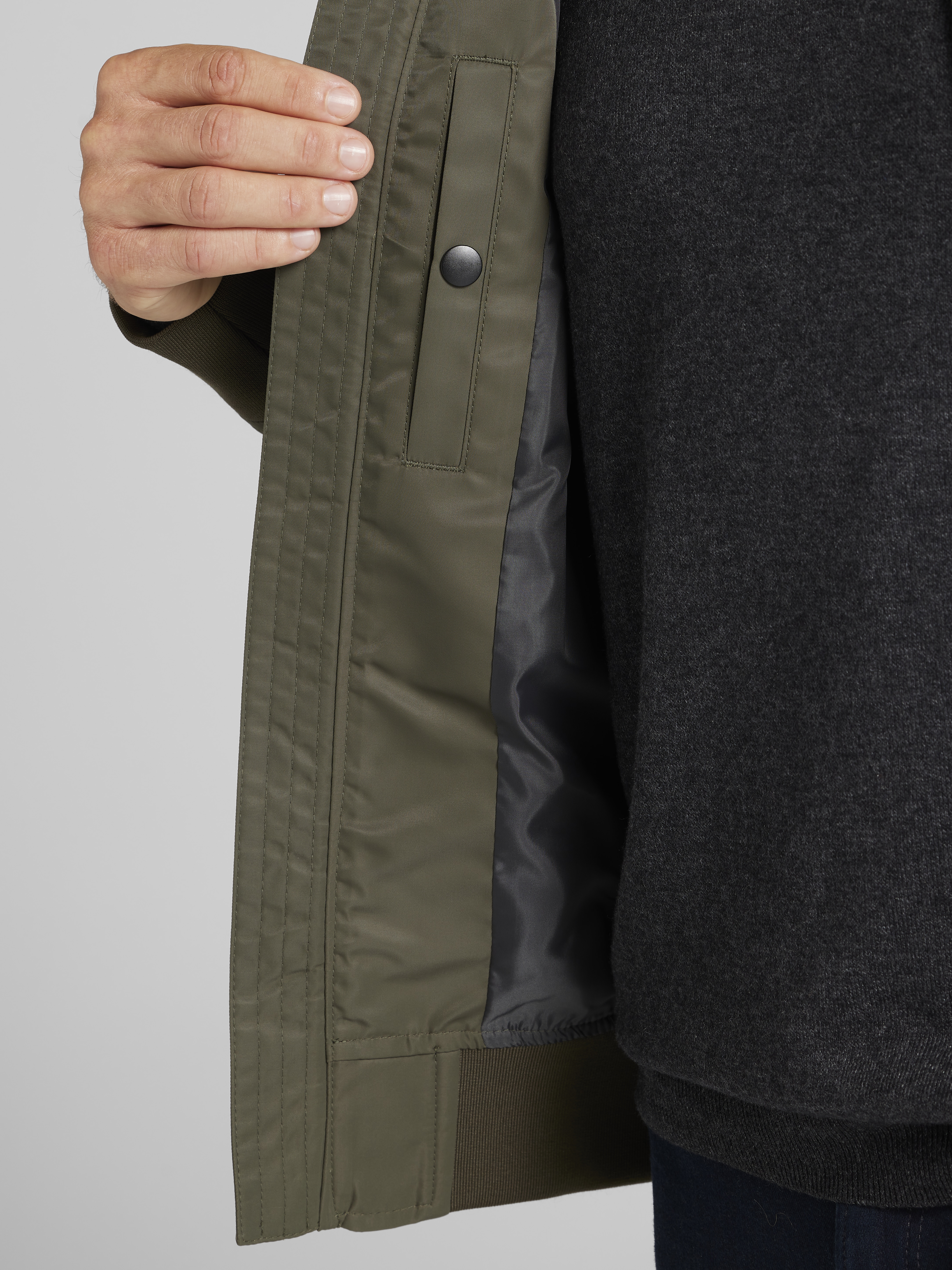 Satin Bomber Jacket