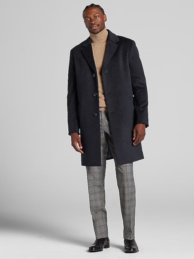 Joseph Abboud Signature Wool Blend Overcoat