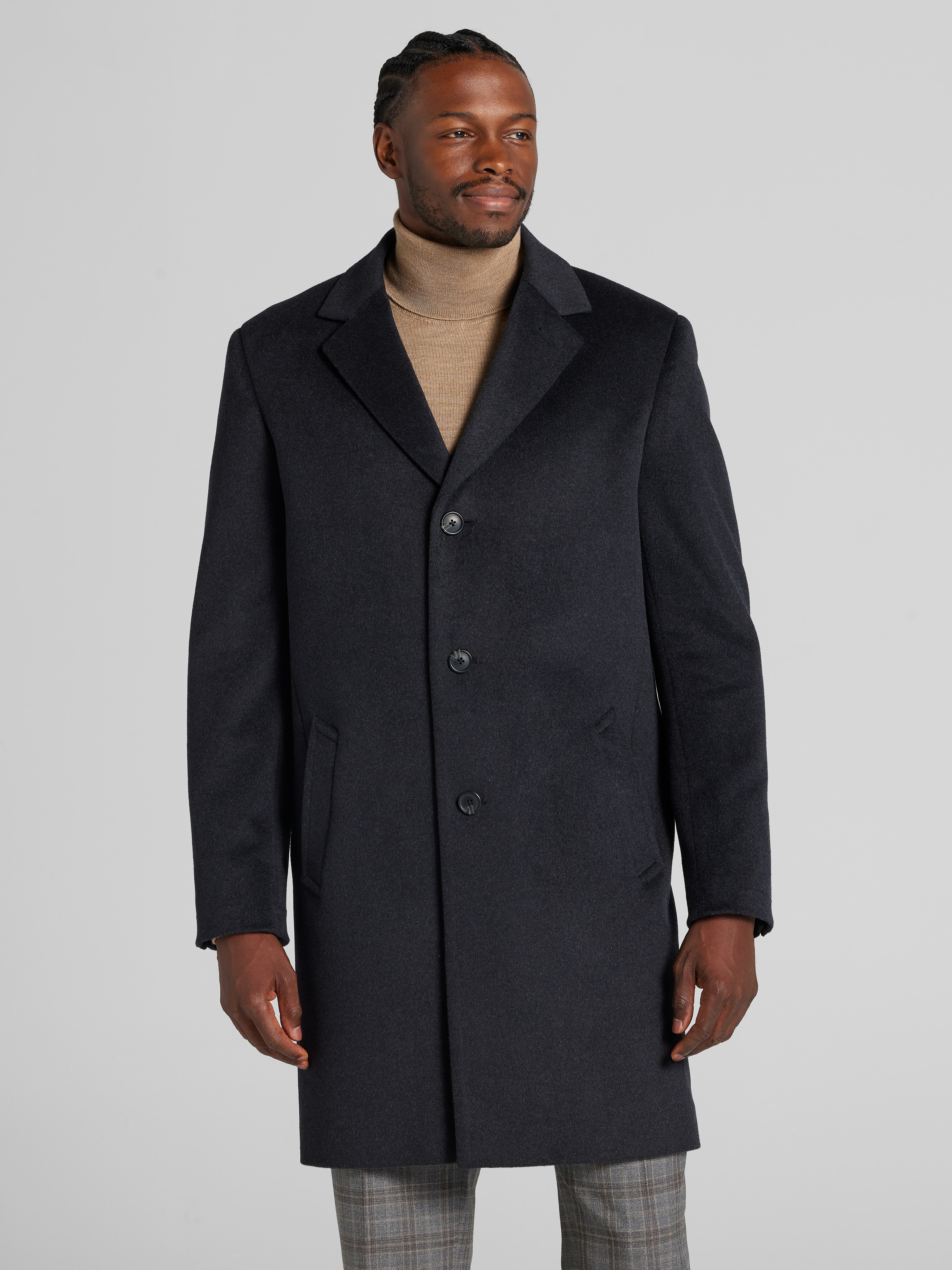 Joseph Abboud Signature Wool Blend Overcoat | Topcoats | Men's