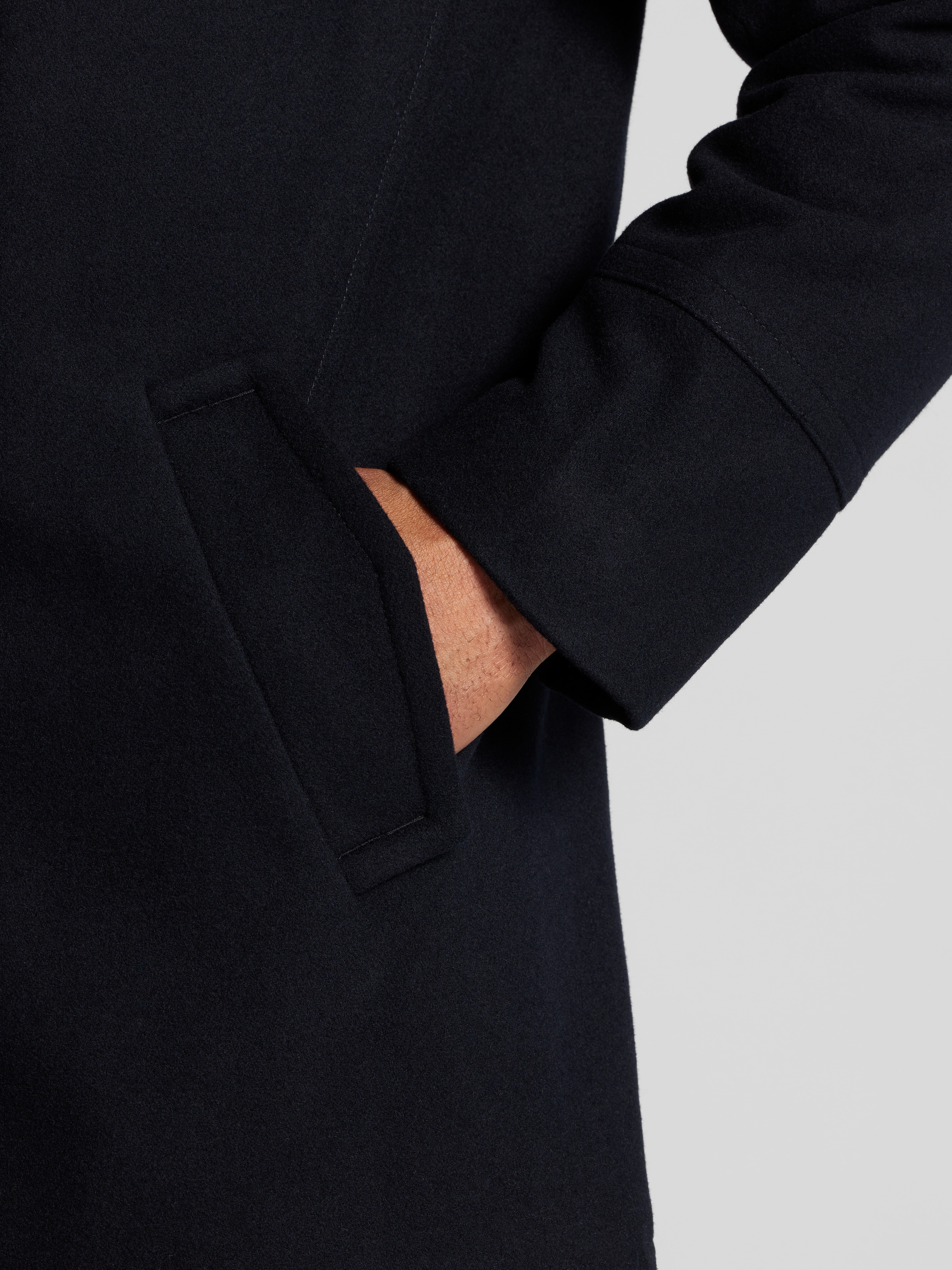 Double-Breasted Signature Peacoat