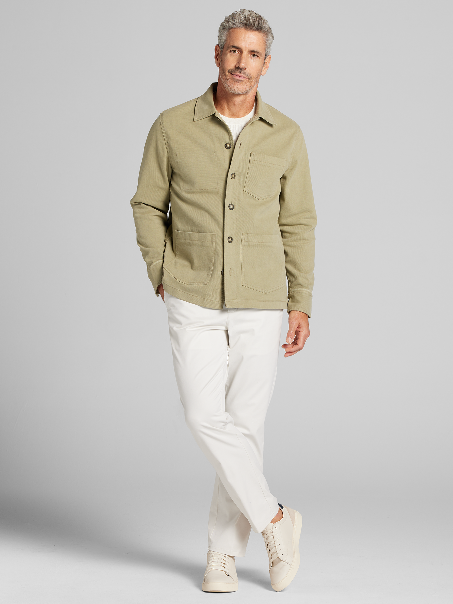 Comfort Stretch Twill Chore Jacket