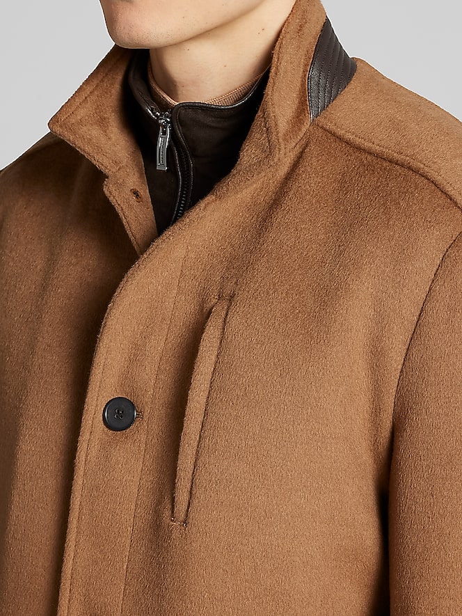 Johnston &Amp; Murphy Modern Fit Upton Car Coat