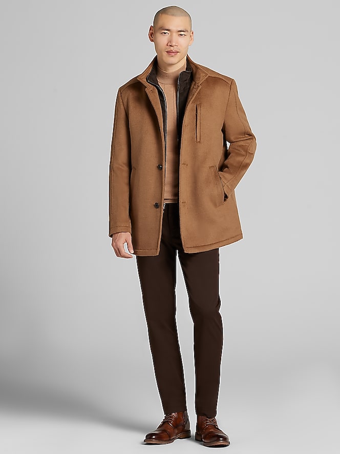 Johnston &Amp; Murphy Modern Fit Upton Car Coat