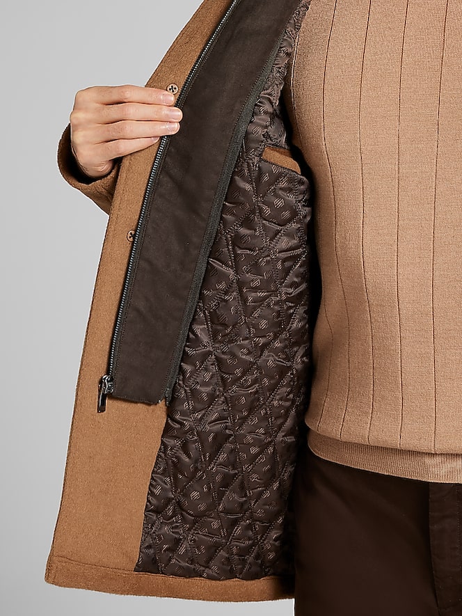 Johnston &Amp; Murphy Modern Fit Upton Car Coat