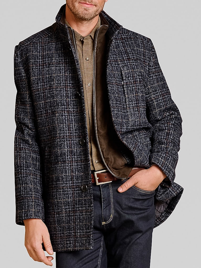 Johnston &Amp; Murphy Modern Fit Upton Car Coat