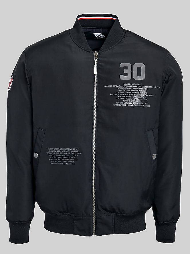 Fe Apparel Legends of the Game Classic Fit Reversible Padded Bomber Jacket