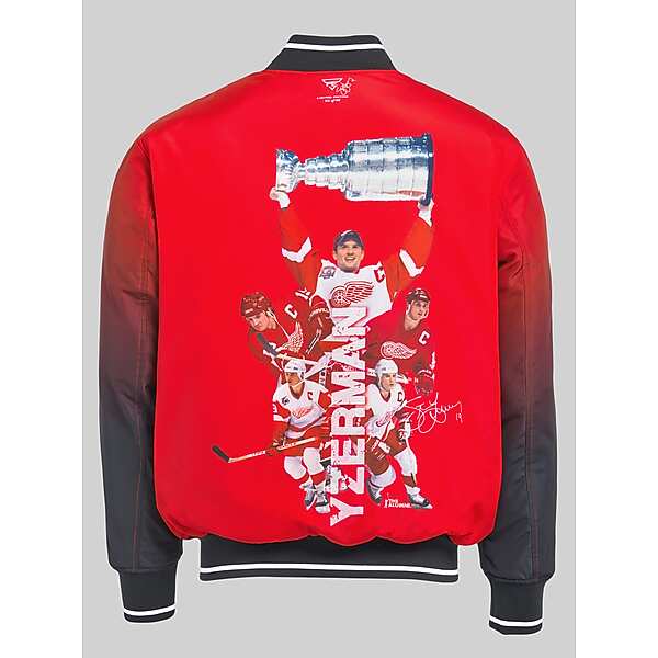 Fe Apparel Men's Legends of the Game NHL® Reversible Padded Bomber Jacket Steve Yzerman