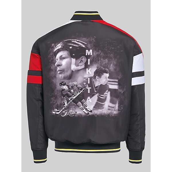 Fe Apparel Big & Tall Men’s Legends of the Game NHL® Reversible Padded Bomber Jacket Stan Mikita – Size: 3X