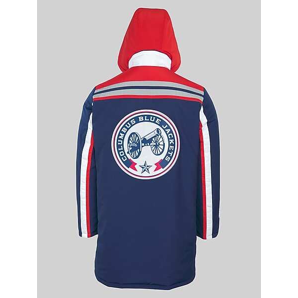 Fe Apparel Big & Tall Men's NHL® Reversible Parka Columbus Blue Jackets