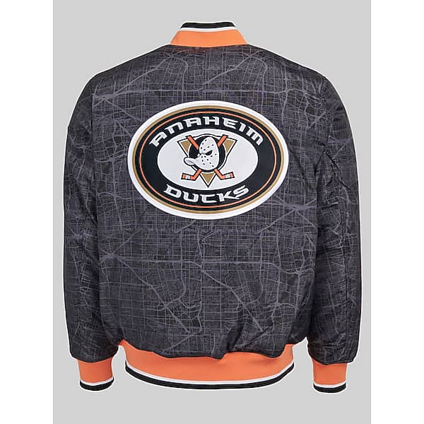 Fe Apparel Men's NHL® Reversible Bomber Jacket Anaheim Ducks - Size: XL