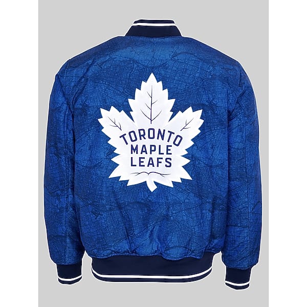 Fe Apparel Men's Classic Fit NHL® Reversible Bomber Jacket Toronto Maple Leaves - Size: XL