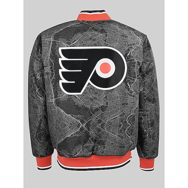Fe Apparel Men's Classic Fit NHL® Reversible Bomber Jacket Philadelphia Flyers - Size: Small