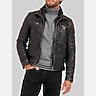 Mauritius Leather Zip Jacket With Removeable Quilited Liner