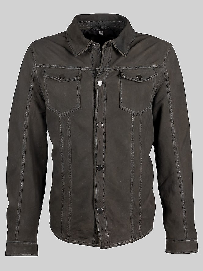 Mauritius Vintage Leather Trucker Jacket