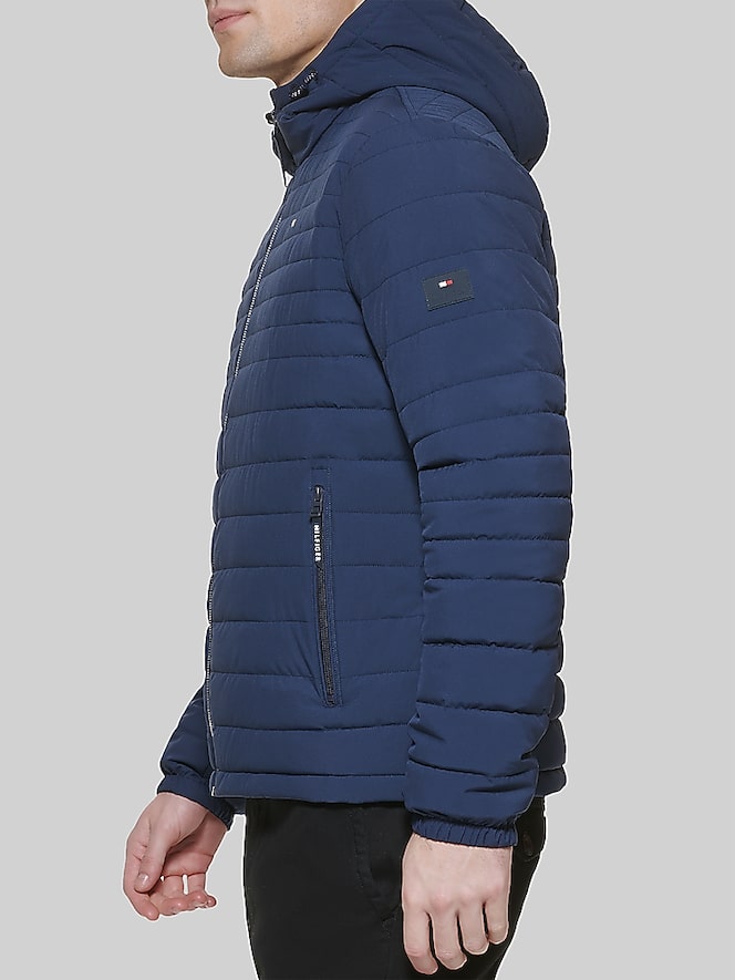 Tommy Hilfiger Stretch Hooded Puffer