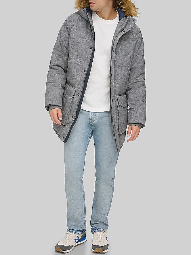 Tommy Hilfiger Parka with Faux Fur Hood